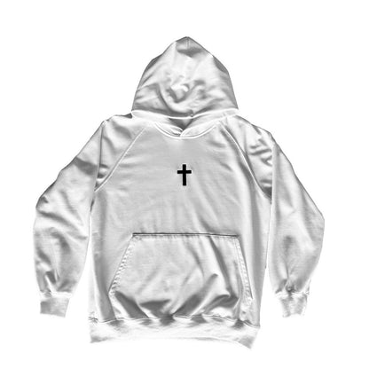 Embroidered Cross Hoodie